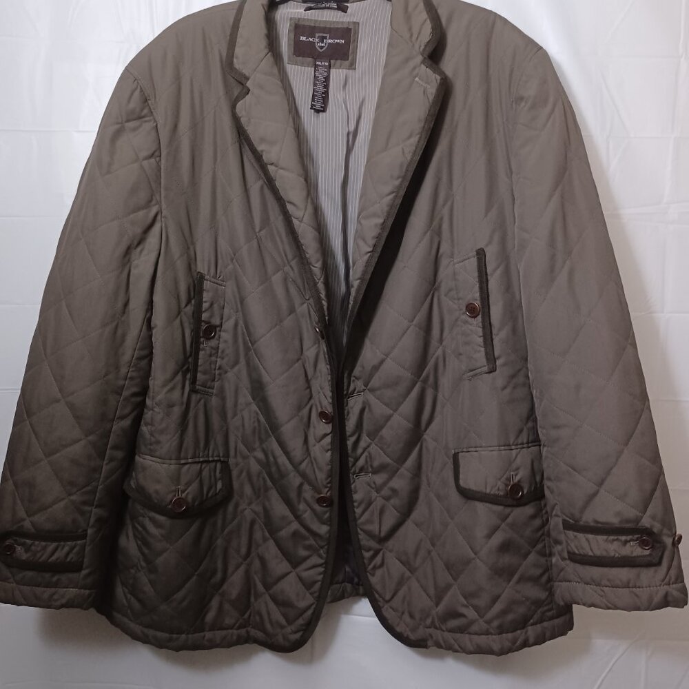 BLACK BROWN 1826 QUILTED JACKET MEN'S BIG & TALL SIZE XXL/TTG